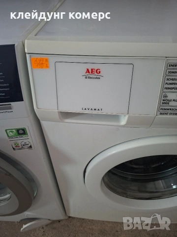 Пералня AEG LAVAMAT 6кг. А++, снимка 3 - Перални - 54969577