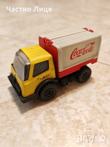 Супер Рядка Българска Соц Играчка Камион МИКРО "Кока Кола" на Завод Мир Разград