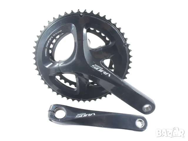 Shimano Sora FC-R3000 50/34 170mm 2x9/10/11 курбели за шосеен велосипед, снимка 4 - Части за велосипеди - 55609392