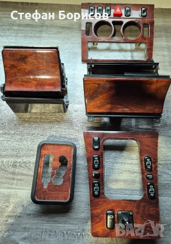 Панели махагон, мерцедес W210 класик седан 2001г