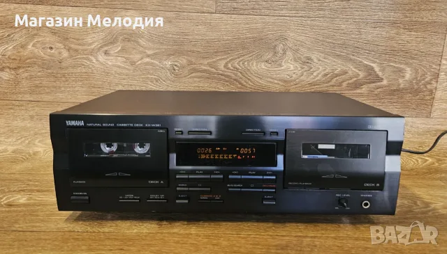 Касетен дек Yamaha KX-W321 Natural Sound – Прецизно аудиофилско възпроизвеждане на Вашите касети