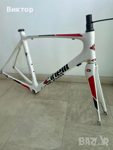 Шосейна карбонова рамка Cinelli Saetta Race Cut размер М 54 см