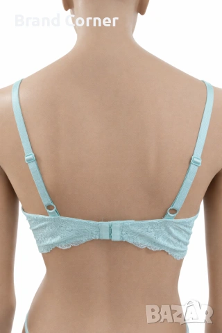 Комплект дамско бельо Hunkemöller в светлосин цвят – сутиен 85D и прашки L, снимка 5 - Бельо - 54516689
