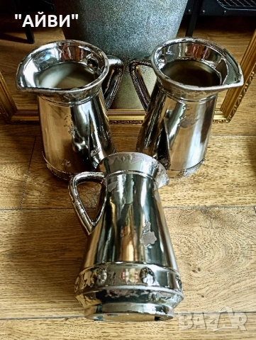 Старина луксозна кана от френска керамика, снимка 8 - Декорация за дома - 53971506