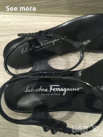 Salvatore Ferragamo сандали гума 39/40, снимка 4 - Сандали - 55002595