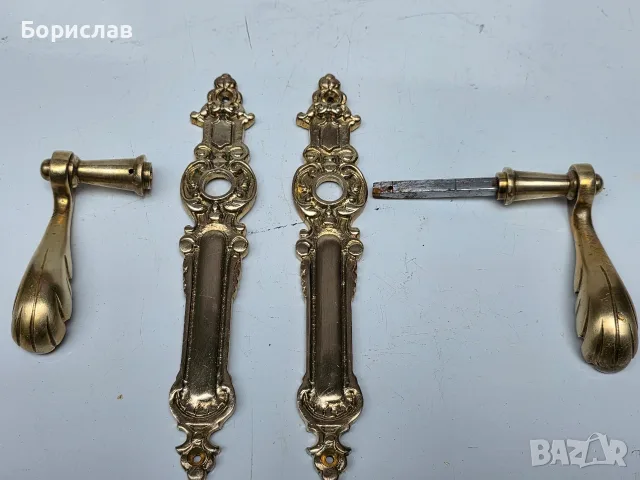 Бронзови-ретро дръжки за врата, снимка 4 - Други - 55326872