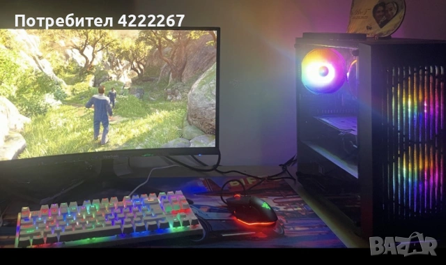 GAMING компютър+монитор, снимка 3 - Геймърски - 54314845