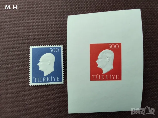 Пощенски марки Турция 1959