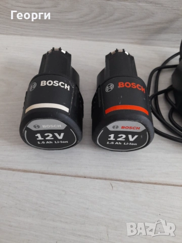 Bosch батерии и зарядно - комплект 12 волта, снимка 2 - Други инструменти - 55157184