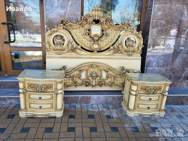 Италиански спален комплект , снимка 3 - Спални и легла - 54633607