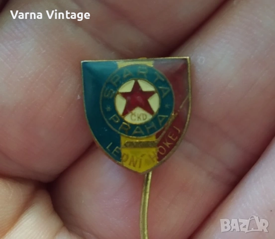 Значка на чехословашкия хокеен клуб "Спарта Прага".