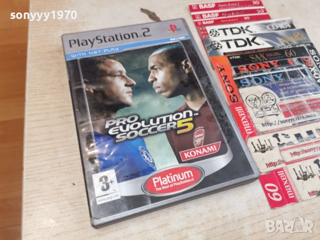 SONY PS2 GAME PRO EVOLUTION-SOCCER 5 1306262008H1E3R