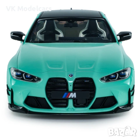 2025 BMW M4 Performance Parts, 1:18 Solido Works Turquoise, снимка 2 - Колекции - 54653660