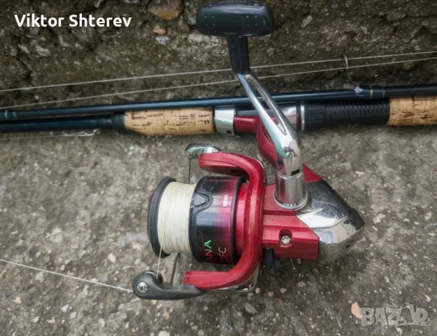 Shimano Catana 4000FC + въдица Viper MT 2.70м – отлично състояние, снимка 3 - Въдици - 55537231