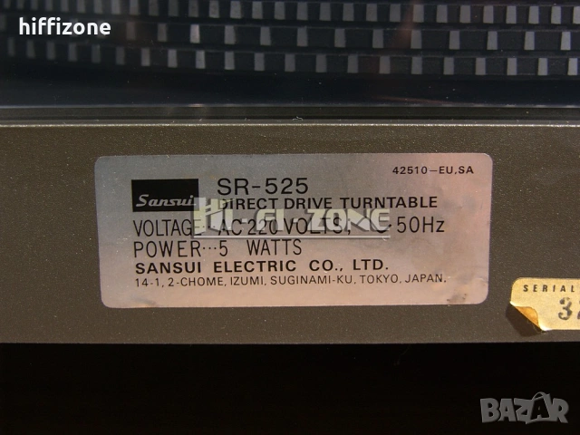 Грамофон Sansui sr-525, снимка 13 - Грамофони - 54797075