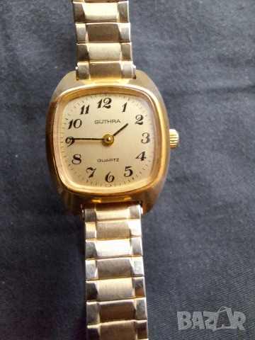 Позлатен дамки винтидж часовник GÜTHRA