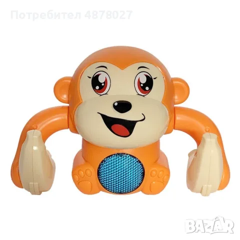 Бебешка играчка търкаляща се маймунка, дистанционно управление чрез пляскане, снимка 7 - Музикални играчки - 55391016