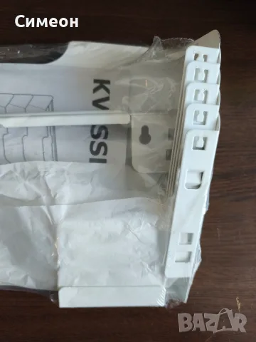 IKEA - Нова Метална Стенна Поставка за Списания, снимка 7 - Етажерки - 55300305