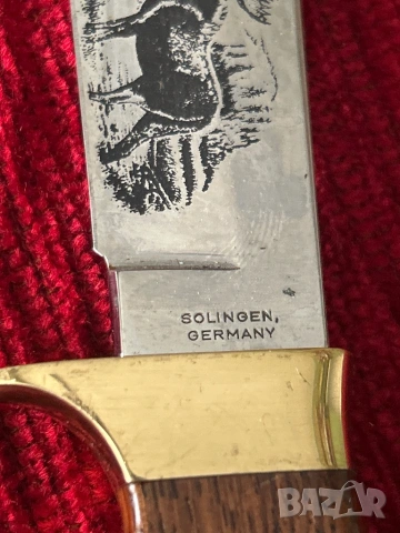 Стар ловен нож Solingen, снимка 2 - Ножове - 54747807