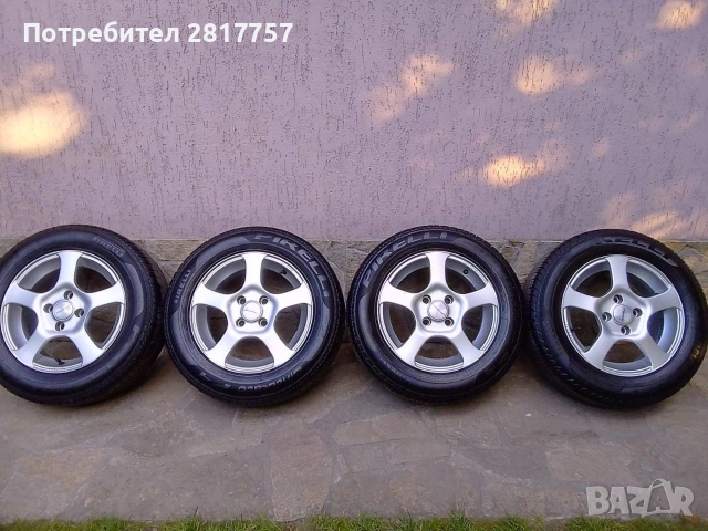 14 цола 4х100 алуминиеви джанти , снимка 12 - Гуми и джанти - 54919321