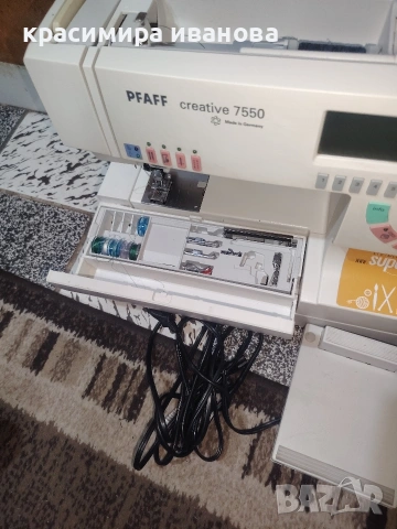 шевна машина Pfaff Creative 7550, снимка 5 - Шевни машини - 54487220