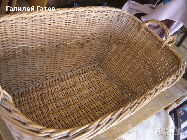 Стари Плетени Панер и Кош, снимка 7 - Антикварни и старинни предмети - 47196290