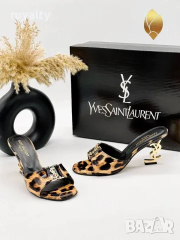 Yves Saint Laurent Нови Дамски Чехли Различни Цветове YSL, снимка 3 - Чехли - 55317089