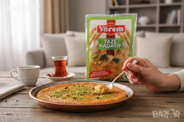 Пресен кадаиф /суров/, снимка 2 - Домашни продукти - 54228144