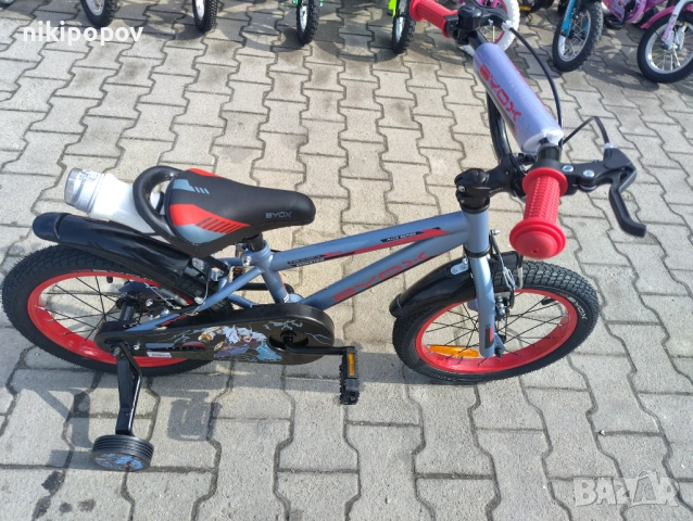 X Детски велосипед 16" MONSTER сив, снимка 3 - Велосипеди - 54395124