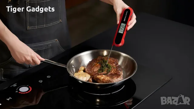 Дигитален термометър за месо ThermoMaven F1, 0.7 сек., IP67, с подсветка, снимка 3 - Аксесоари за кухня - 55596062