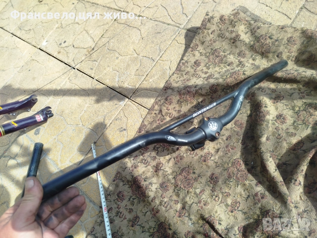 Кормило 25.4 с лапа за стержен 28.6 за велосипед колело , снимка 2 - Части за велосипеди - 54189049