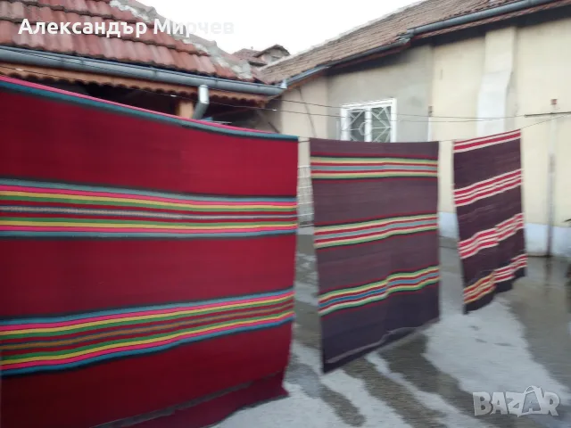 Продавам неизползвани и запазени килими, одеяла, юргани от натурални и естествени материали., снимка 7 - Килими - 55613520
