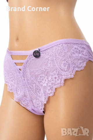 Комплект бельо Hunkemöller 80C / L в нежен лавандулов цвят с дантела, снимка 6 - Бельо - 54517912