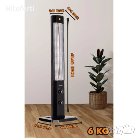 Електрически радиатор Hausberg HB-8560NG, снимка 2 - Отоплителни печки - 54175828