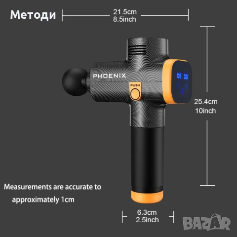 Професионален Масажен Пистолет Phoenix A2 24волта, снимка 3 - Други - 54206910