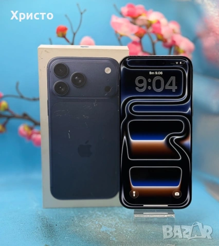 ГАРАНЦИОНЕН!!! Apple iPhone 17 Pro Max, 256GB, 5G, Deep Blue + подарък оригинален адаптер Apple , снимка 5 - Apple iPhone - 54855736