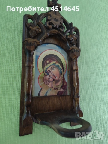 Иконостас домашен 37/15 см резба