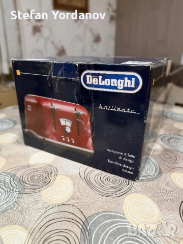 Тостер De Longhi (Уникален), снимка 2 - Тостери - 54560233