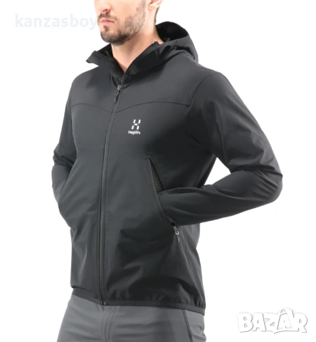 Haglofs Mens Natrix Hood True Black - мъжко яке р-р L