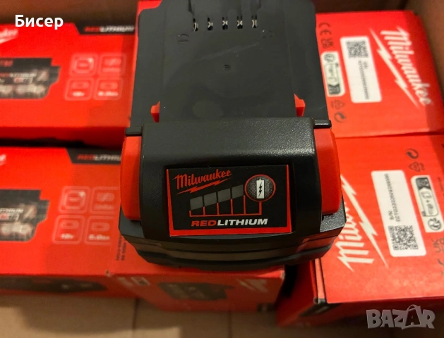 Нови батерииМилуоки Milwaukee , снимка 2 - Бормашини - 50131731