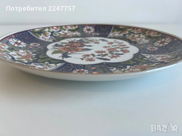 Японско плато порцелан 31 см, снимка 9 - Антикварни и старинни предмети - 54005856