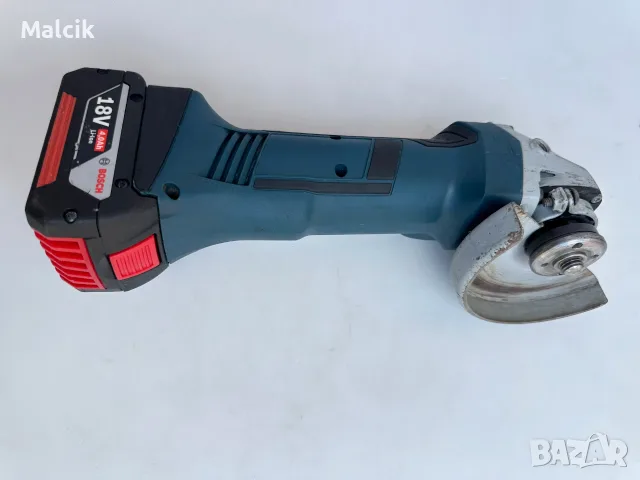 Акумулаторен ъглошлайф Bosch GWS 18V-125 V-Li 18волта 4.0ампера, снимка 3 - Ъглошлайфи - 55376502
