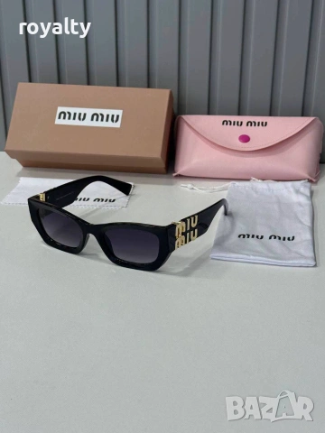 Miu Miu Нови Дамски Слънчеви Очила Миу Миу Различни Цветове , снимка 7 - Слънчеви и диоптрични очила - 55031054