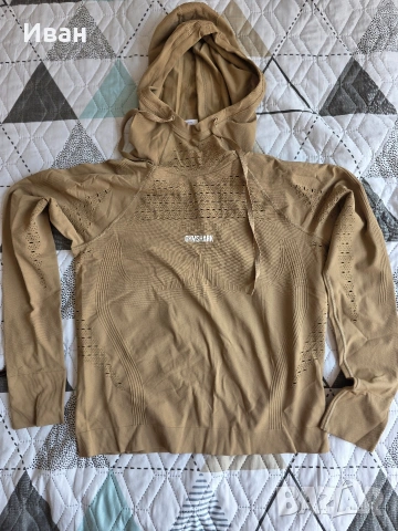 дамско спортни горнище суичър gymshark размер S, снимка 6 - Спортни екипи - 54236017