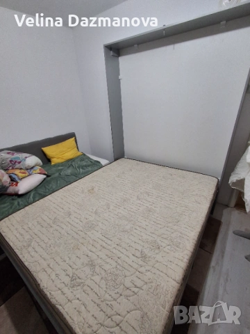 Падащо легло, снимка 3 - Спални и легла - 54357278