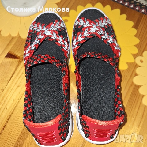 Нови сандали в червено, снимка 6 - Сандали - 54998210