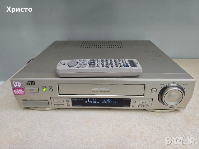 📼 JVC HR-S7700 📼🔊 S-VHS hi-fi stereo, снимка 8 - Плейъри, домашно кино, прожектори - 54912123