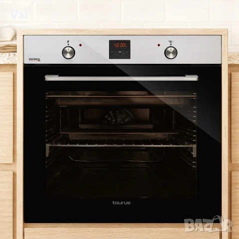 Фурна за вграждане Taurus HM778IXD – 78 L, 2600 W, 9 функции, WaterSteam Clean, с дефект, снимка 3 - Печки, фурни - 54760148