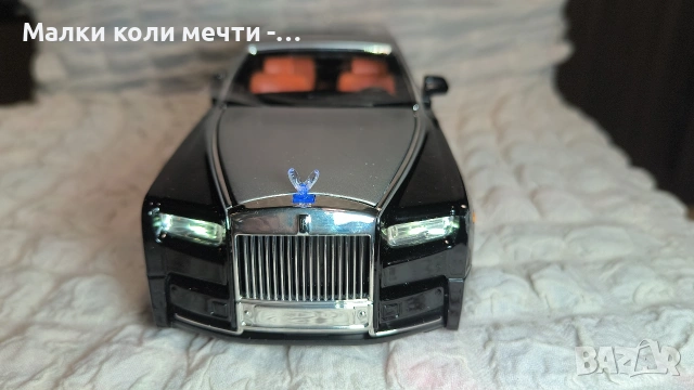 Метална кола Rolls Royce Phantom,1:18 мащаб, чисто нова 
