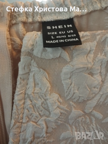 Рокля на SHEIN размер Л, снимка 3 - Рокли - 54121939